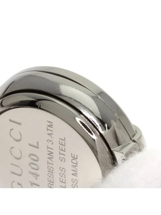 Gucci Round Face GG Pink Shell Bangle Watch SS - Picture 12 of 15